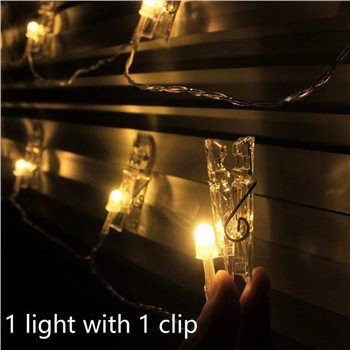 16 Mini Clip String Lights