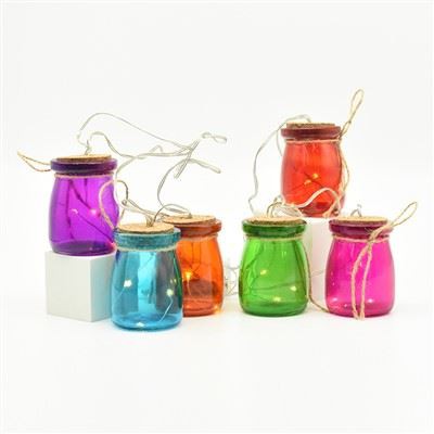 LIGHTS IN GLASS JARS