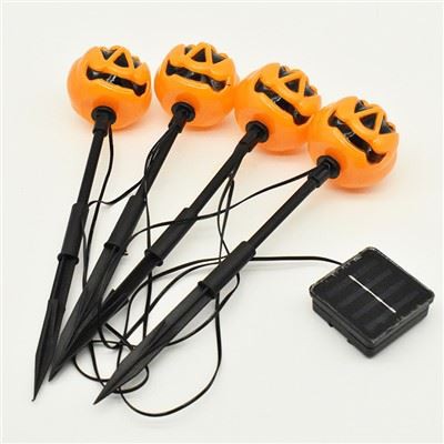 PUMPKIN SOLAR STAKE LIGHTS
