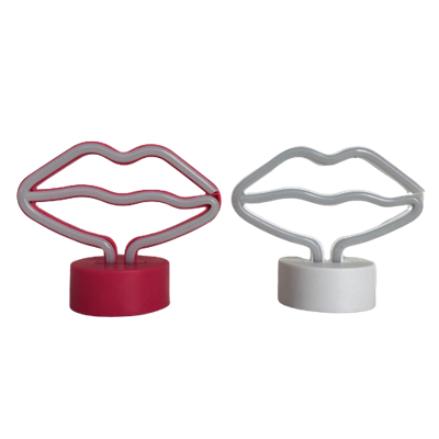 Neon Lip Sign